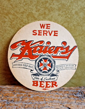 Kaier's  Beer Coaster ... 1940s picture