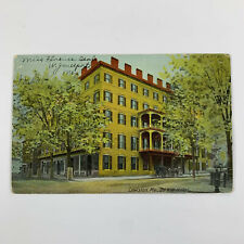 Postcard Maine Lewiston ME De Witt Hotel House 1908 Posted Divided Back picture