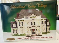 Heartland Valley Village Deluxe Porcelain Lighted House with Fiber Optics picture