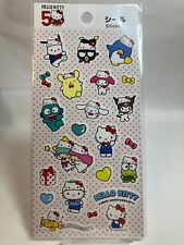 Sanrio Hello Kitty 50th anniversary stickers Pompompurin cinnamoroll Japan 38506 picture