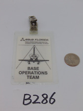 Original Nasa USAF Obsolete Access Badge STS 30 Base Operations Team EG&G Fl picture