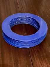AMI A B C D E F G 40 Play Jukebox Blue Record Rings - 20 Total Convert  to 45rpm picture