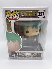 Funko Pop One Piece: Roronoa Zoro #327 DAMAGED BOX/POP - MISSING SWORD picture