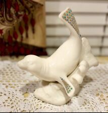 Vintage Lenox China Jewels Collection Seal Riding on Wave 1992 Vtg USA picture