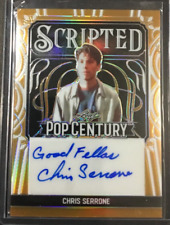 CHRIS SERRONE Autograph 2024 Leaf Pop Century Scripted GOLD Auto Goodfellas 1/1 picture