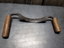 Antique Draw Knife Curved Blade Early Woodworking Tool Primitive Unmarked picture