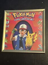 Pokemon Gotta Catch 'Em All Framed 6x6 Picture Vintage 1990s-early 2000s RARE picture