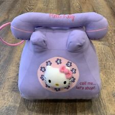 Hello Kitty RARE Call Me Let’s Shop Sanrio Purple Plush Phone Collectible 2003 picture