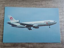Vtg Japan Asia McDonnell Douglas DC-10-40 Airline Aircraft Postcard picture