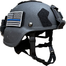 Medium SWAT Paraclete Black ACH Ballistic Military Advanced Combat Helmet Mich picture