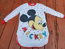 90s Vintage Mickey Mouse T Shirt Cover Up Night Gown Sleepwear Womens Large, 10 picture