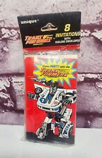Vintage Unique 1993 G2 Transformers Birthday Party Invitations New Old Stock picture