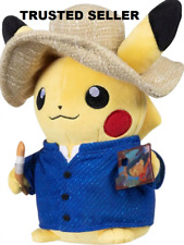 Pokémon Center x Van Gogh Museum Pikachu 7 in Plush Toy  IN HAND ✅ picture