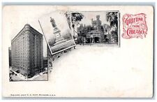 c1905s Greetings From Chicago Great Northern Hotel Schiller Palmer IL Postcard picture