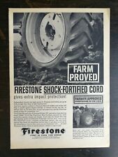 Vintage 1961 Firestone Tractor Farm Tire Service Full Page Original Ad picture