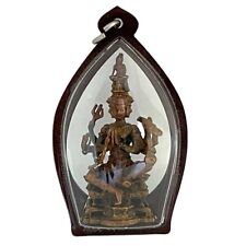 Lord Brahma Amulet Pendant Four-Faced Buddha God Hindu Murti Phra Phrom Charm picture