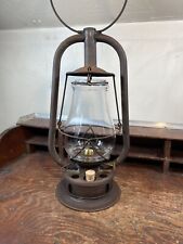 Vintage WINFIELD Glass Fount First Gen Tubular Kerosene Lantern Read Description picture