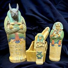 Rare Ancient Egyptian Antiques Anubis Coffin God Of The Underworld Pharaonic BC picture