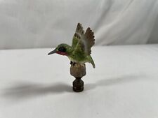 Vintage Lamp Finial Humming Bird Brass Resin #37 READ picture