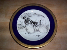 Vintage Rosalinde  Cocker Spaniel Plate by Cindy Farmer 1985 picture