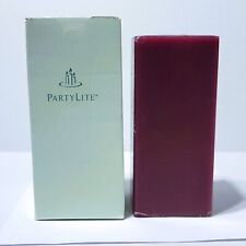 PartyLite MULBERRY Scented Square Pillar Single Wick Candle 3x6 K0629 picture