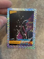 1992 WIZARD MAGAZINE SHADOWHAWK IMAGE PRISM TRADING CARD #2 JIM VALENTINO picture