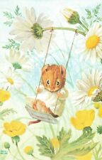 Postcard Swinging Amid the Daisies picture