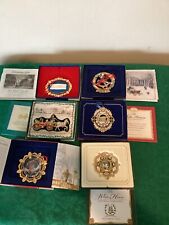 White House Historical Association Christmas Ornaments Lot of 6 w/ Boxes 2000-05 picture