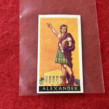 1936 Godfrey Phillips “Famous Minors” ALEXANDER THE GREAT Tobacco Card #12 G-VG picture