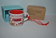 NEW Starbucks BEEN THERE SERIES Ornament Cup/Mug INDIANA 2 0z ACROSS the Globe picture