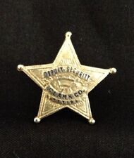 Deputy Security Clark County Nevada Vintage Obsolete Police Officer Pin picture