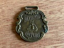 Dixie Kid Watch FOB Tobacco Advertising Cut Plug Deco Cool Graphics Vtg Antique picture