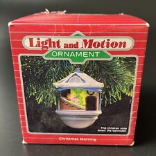 Hallmark 1987 Christmas Morning Light & Motion/Keepsake Magic Ornament Works picture