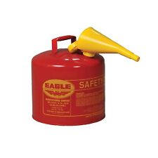UI50FS Red Galvanized Steel Type I Gasoline Safety Can with Funnel, 5 gallon picture