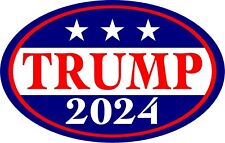 TRUMP car magnet Donald Trump President 2024 Magnetic Bumper Sticker 5.5