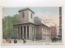 1930 King’s Chapel Boston Massachussetts Postcard picture