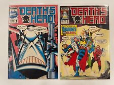 Death's Head LOT (2) #1, #2 - 1988 Marvel UK Comic Books picture
