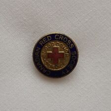 Vintage Canadian Red Cross Society Enamel Blood Donor Service Pin C. Lamond picture