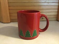 Vintage Waechtersbach Mug Red With Trees picture