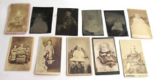 11-1860s-90s CDV And Tintype Photos Of Children and Babies, Baby Photographs picture