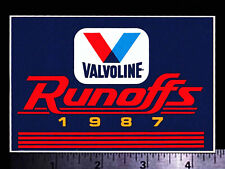 VALVOLINE Runoffs 1987 Road Atlanta SCCA - Original Vintage Racing Decal/Sticker picture