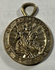 Vintage Saint Christopher Be My Guide Protect Us Medal picture