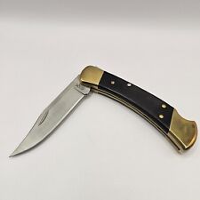 Vintage Buck 110 lockback knife Made in USA Buck Hunter Knife picture