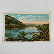 Postcard Vermont Bellows Falls VT Connecticut River Westminster Street 1924 picture