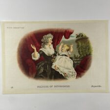 1909-10 RARE LARGE BDV Cigarettes Tobacco Silk Duchess of Devonshire - Reynolds picture