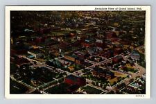 Grand Island NE-Nebraska, Aerial View Vintage Souvenir Postcard picture