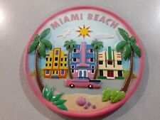 Decorative Multi -Colored Miami Beach Plate 2022  picture