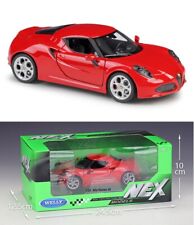 WELLY 1:24 Alfa 4C Alloy Diecast Vehicle Sports Car MODEL TOY Gift Collection picture