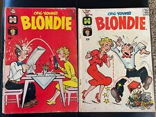 CHIC YOUNG'S BLONDIE #145, 153, 156 Harvey Comics Good Condition 1961-63 picture