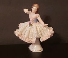 Karl-Heinz Klette Porcelain Dancing Figurine Dresden Style Delicate Ballerina 3